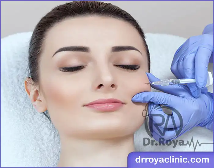 مراحل تزریق ژل گونه