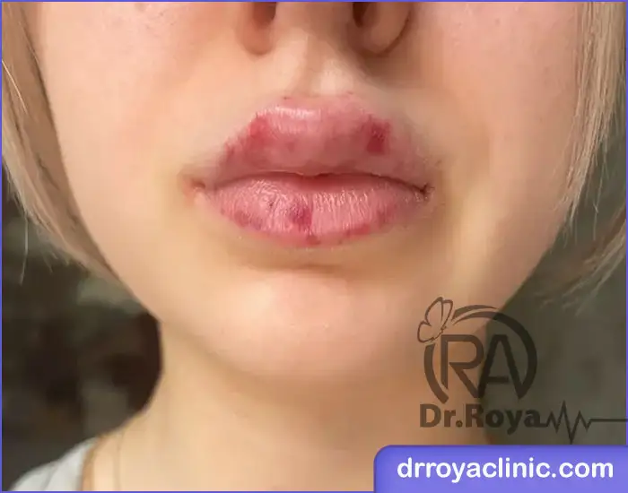 ورم بعد از تزریق ژل لب تا چند روز طبیعی است؟